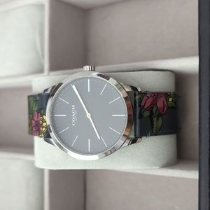COPY - Gray floral coach watch